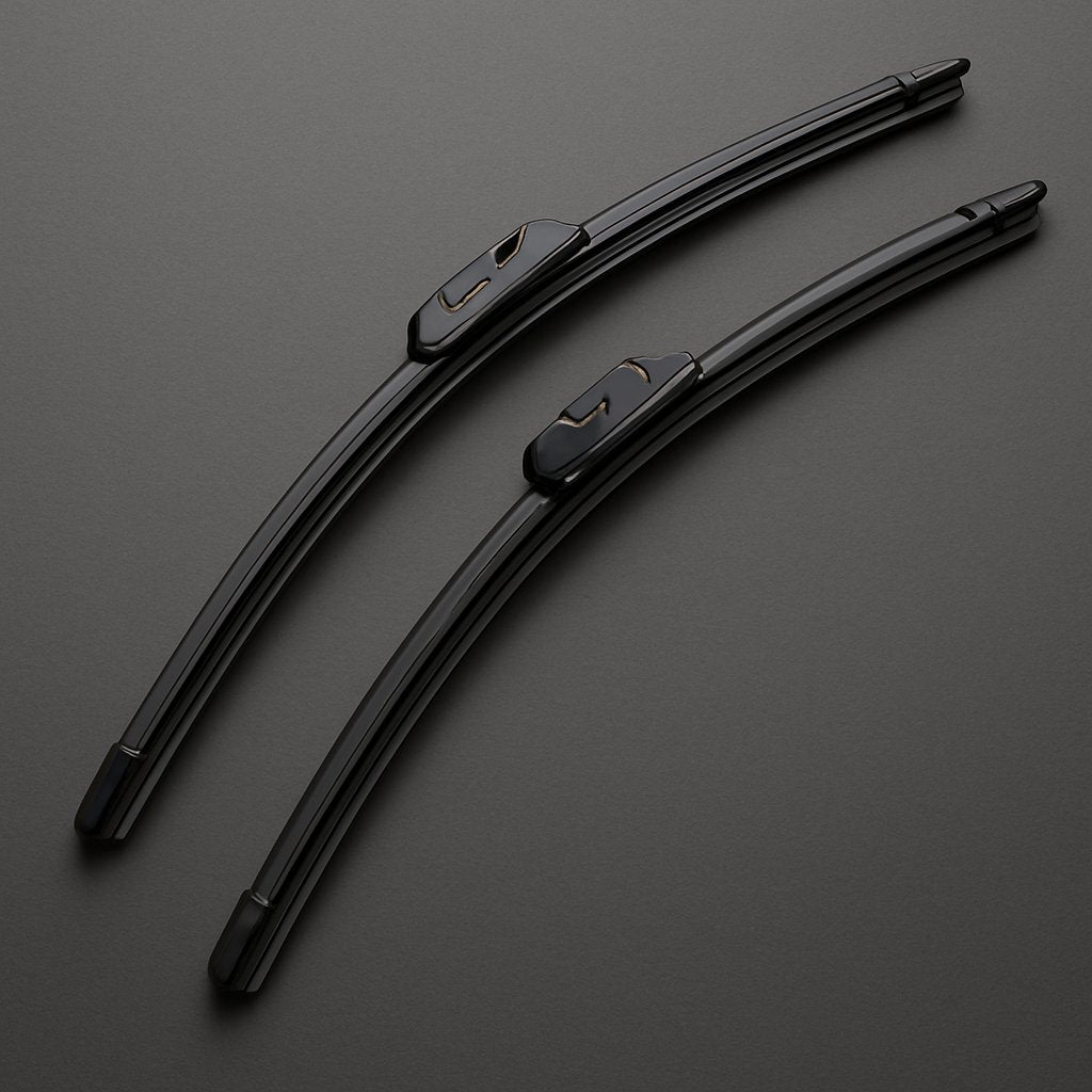 Windshield wiper blades on a medium dark grey background Midas Cape Town