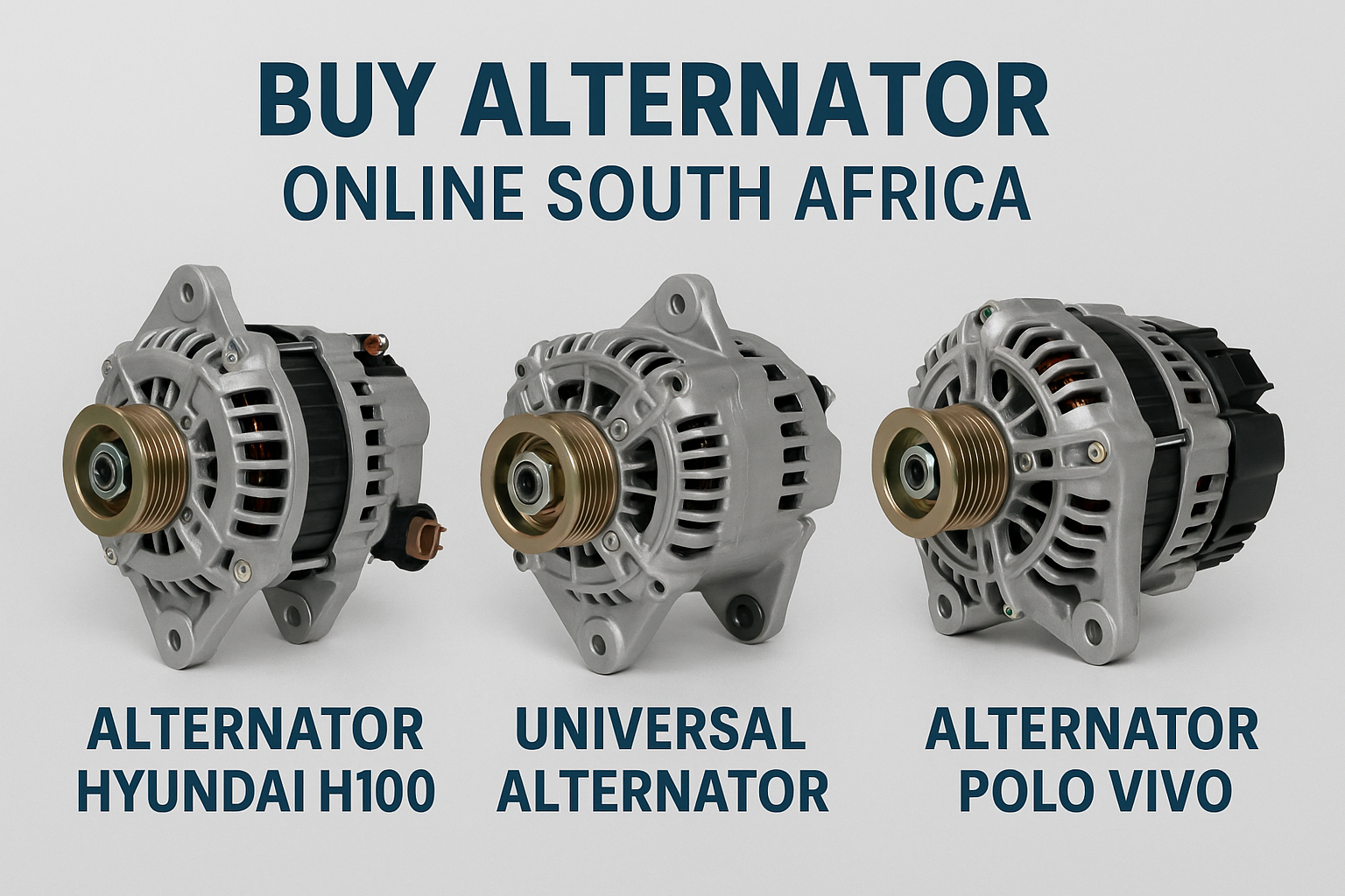 "Buy alternator online for Polo Vivo, Hyundai H100, Toyota Tazz – South Africa"