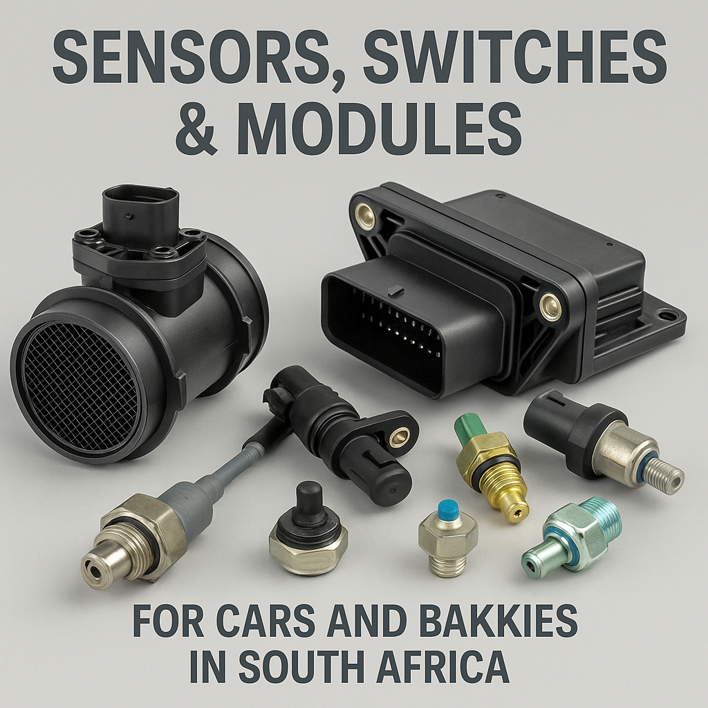 Automotive sensors, switches, and control modules for cars and bakkies in South Africa