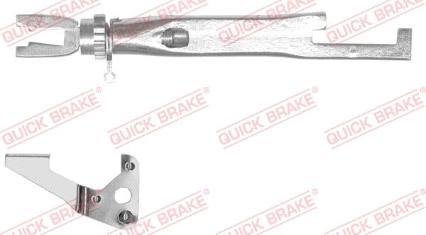 Brake adjuster left for Mercedes A160 and A190 W168 β 10253011-1L