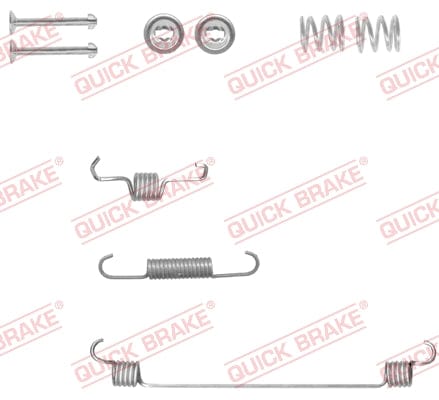 I-Accessory Kit Brake Shoe Right Side Nissan Micra 4/5 Clio 2/4 Kia Picanto (105-0018-1R)
