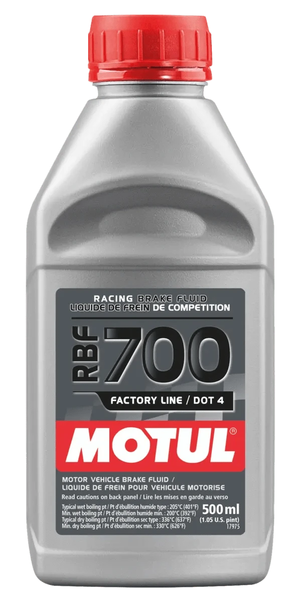 Motul Rbf 700 500ml Brake Fluid 109452 oil bottle, high-performance synthetic motor oil designed for fuel efficiency and engine protection.
