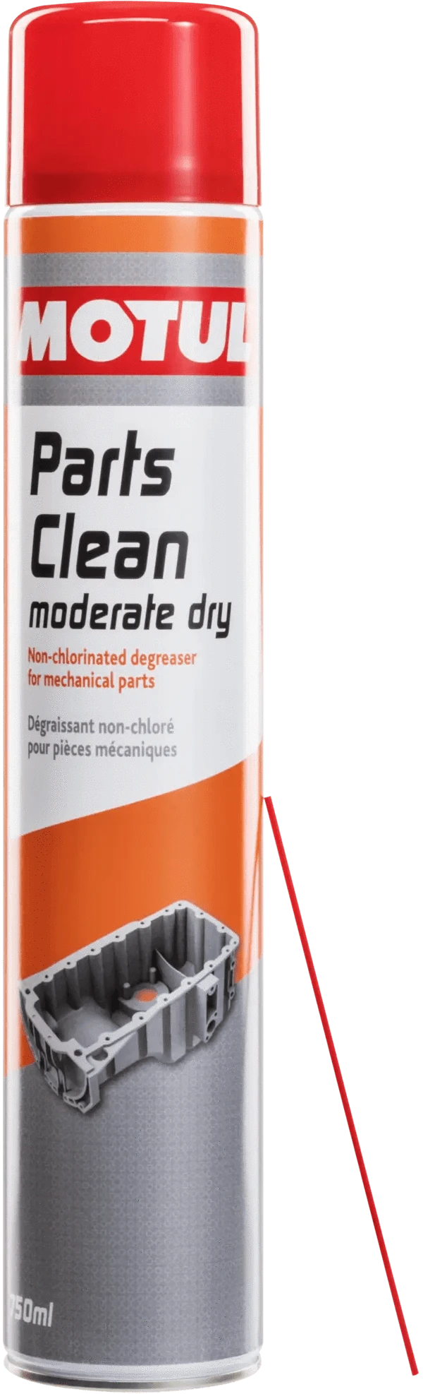 Motul Parts Clean 750ml Workshop 112246 oil bottle, high-performance synthetic motor oil designed for fuel efficiency and engine protection.