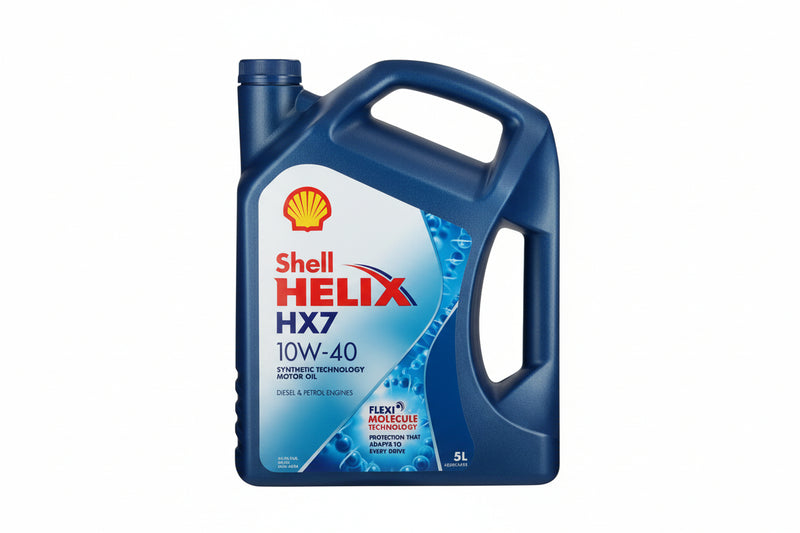 Shell Helix HX7 10W-40 API SN SN+ ACEA A3/B4 5L Full Synthetic Oil South Africa 550053709