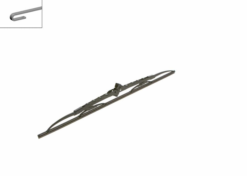 Bosch Wiper Blade for Ford - 3397004918
Angled view of Bosch Wiper Blade for compatibility checking
Close-up view of Bosch Wiper Blade reference details