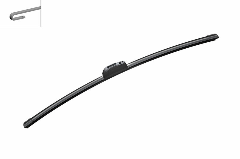 Bosch Aerotwin Retro Flat Wiper Blade AR 24 U for BMW X5 - 3397008538
Angled view of Bosch Aerotwin Retro Flat Wiper Blade AR 24 U for compatibility checking
Close-up view of Bosch Aerotwin Retro Flat Wiper Blade AR 24 U reference details