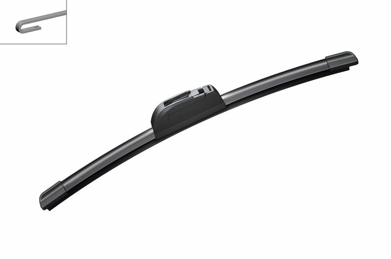 Bosch Aerotwin Retro Flat Wiper Blade AR 13 U for CHEVROLET MATIZ - 3397008638
Angled view of Bosch Aerotwin Retro Flat Wiper Blade AR 13 U for compatibility checking
Close-up view of Bosch Aerotwin Retro Flat Wiper Blade AR 13 U reference details