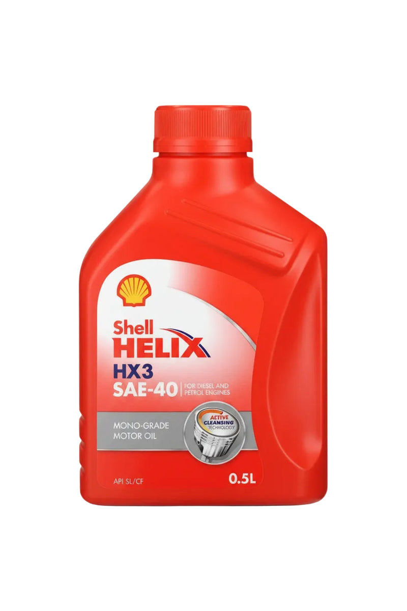 Shell Helix HX3 SAE 40 API SL CF 500ml Engine Oil South Africa 550039912