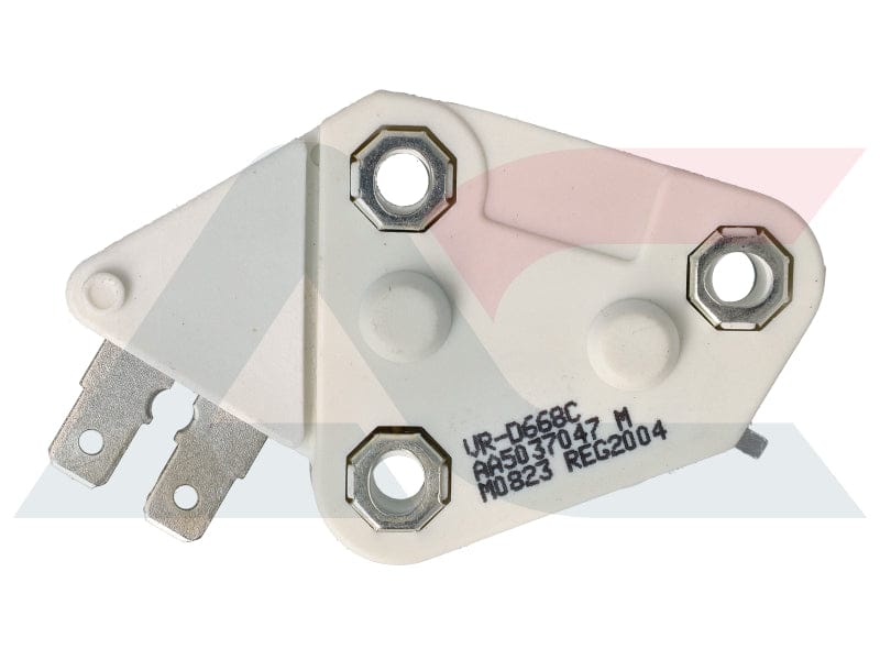 Alternator Voltage Regulator 12V Delco 10SI Internal Straight Pins 2 Pin IG B Plus A Circuit IR EF Inactive Lamp VS 14.5V Chevrolet Impala Malibu Cadillac Deville Seville Fleetwood Caterpillar John Deere Massey Ferguson South Africa REG2004