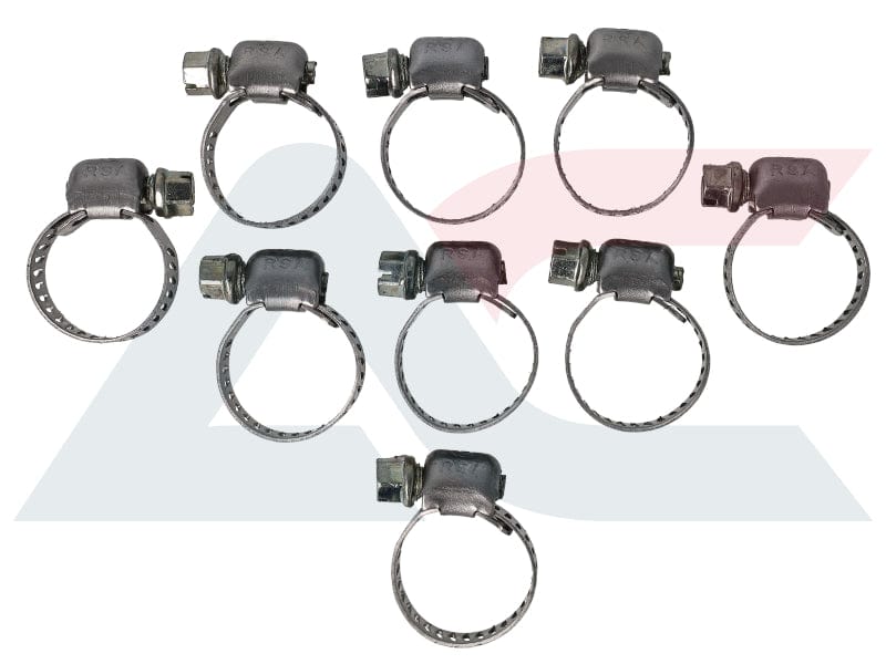 I-Hose Clamp 10-16Mm 8Mm Ububanzi (10 Pack) (Mh4)