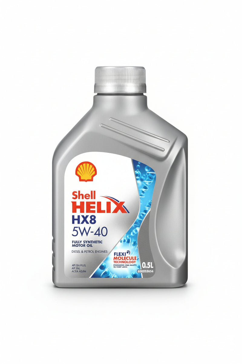 Shell Helix HX8 5W-40 API SN SN+ ACEA A3/B4 500ml Full Synthetic Oil South Africa 550053712