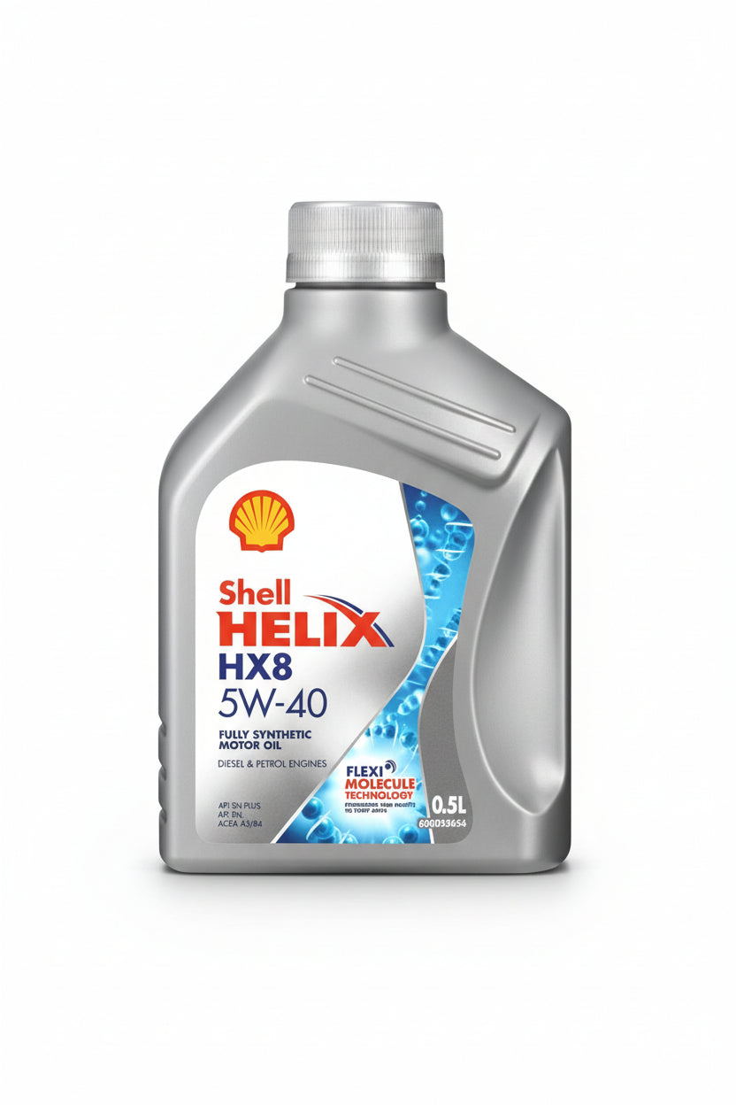 Shell Helix HX8 5W-40 API SN SN+ ACEA A3/B4 500ml Full Synthetic Oil South Africa 550053712