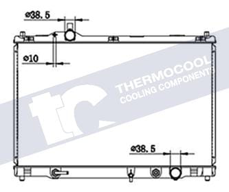Radiator Cooling Aluminium Lexus GS300 3GR-FSE 2006-2007
