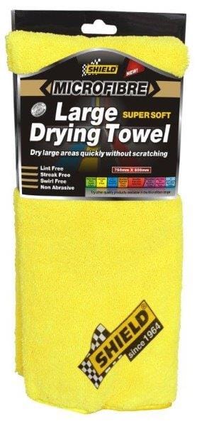 Shield Microfibre Large Drying Towel Yellow Large Super Absorbent South Africa SH457