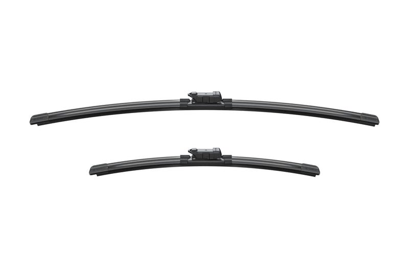 Bosch Aerotwin Flat Wiper Blade Kit A 556 S for Audi - 3397007556
Angled view of Bosch Aerotwin Flat Wiper Blade Kit A 556 S for compatibility checking
Close-up view of Bosch Aerotwin Flat Wiper Blade Kit A 556 S reference details