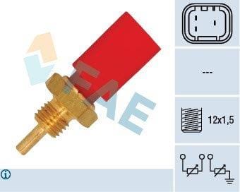 Temperatuurskakelaar 3Pin M12X1.5 Fiat Palio,Seina,Strada (178B5/B7) (FAE) (33725)