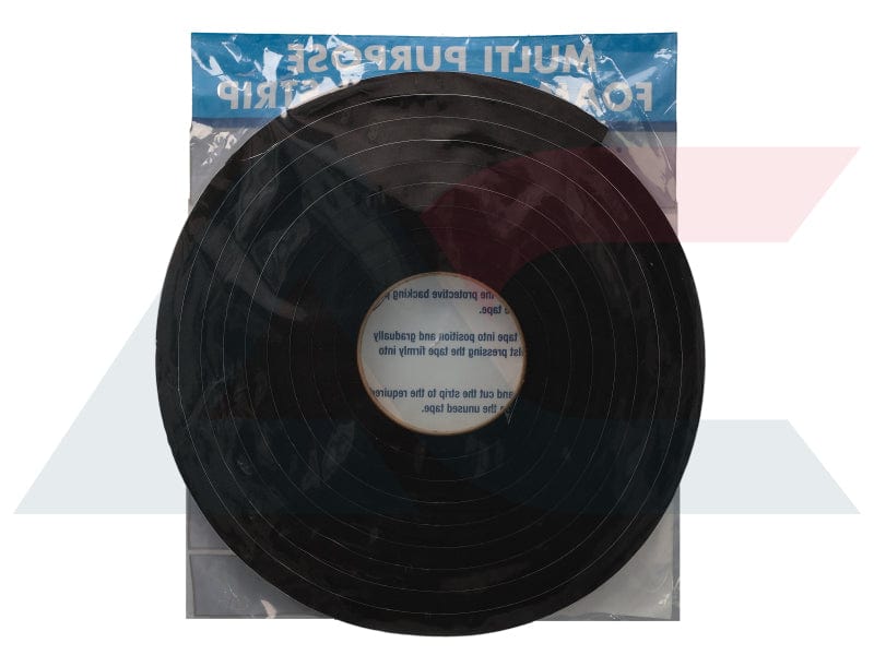 Weather sealing foam strip 10mm x 20mm x 5m rubber shim – WS1020
