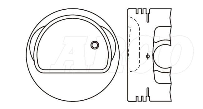 Piston Set (4) Without Rings - Toyota Conquest, Corolla & Tazz 2E 12V (1986-2006) PTY407301X