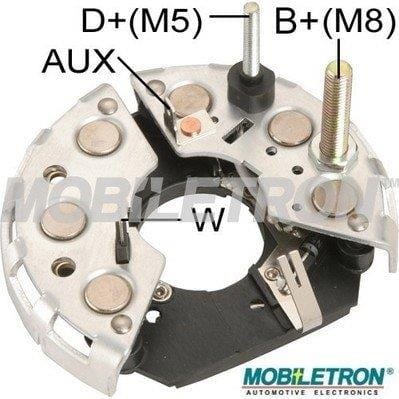 Alternator Rectifier 114mm 35A 6 Diode 12V VW Fox Golf Passat Audi Seat Skoda Volvo REG RCT1067