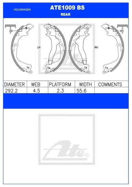 Volkswagen Amarok – Agterste Remskoene (ATE1009BS)