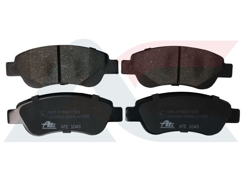 ATE1043 Front Brake Pads – Fits Toyota Aygo, Peugeot 107/108, Citroën C1, Geely LC