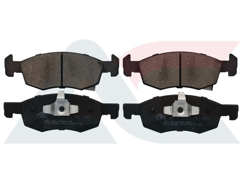 ATE1360 Front Brake Pads for Opel Corsa E 2014-2019 with Acoustic Wear Indicators and Pad Clips