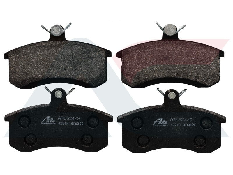 ATE524 front brake pads for Nissan 1400 bakkie, Sentra N14, EXA
