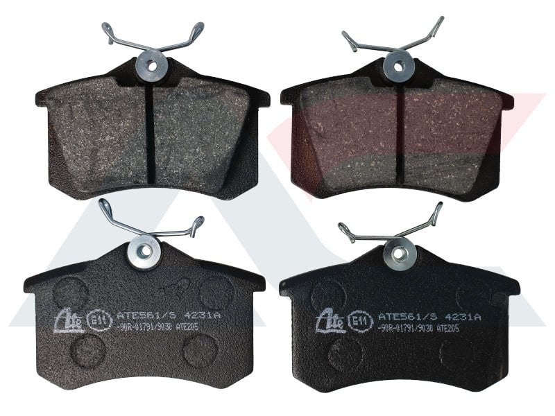 Rear brake pads for VW Polo, Audi A3, Renault Clio, Peugeot 307 – ATE561