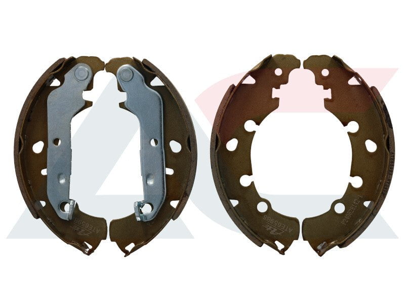 ATE659BS rear brake shoes for Ford Fiesta & Mazda2 203×38.5mm