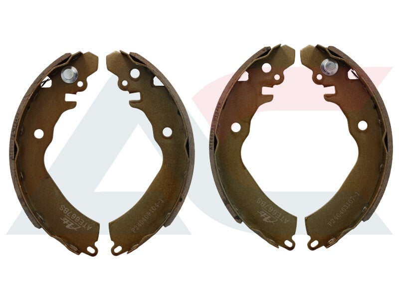 ATE667BS brake shoe for Toyota Avanza, Mitsubishi Colt, Subaru Impreza – rear axle, 203mm diameter, 36.5mm wide