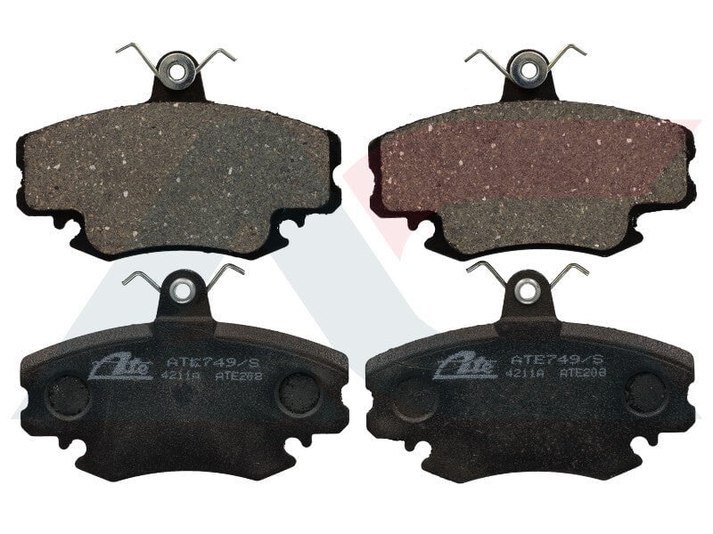 ATE749 front brake pads for Renault Clio, Megane, Logan, Peugeot 205 GTI