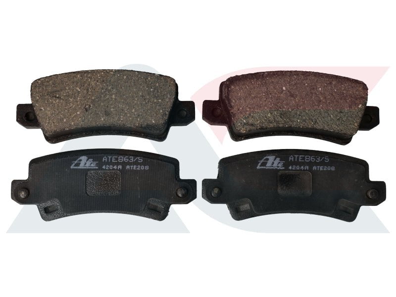 ATE863 rear brake pads for Toyota Corolla and RunX E12 – prepared for wear indicator