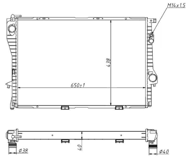 Irediyetha ye-BMW V8 – 530i / 540i / 730i / 740i – M60 / M62 – Manual – A/C – 1992–2003