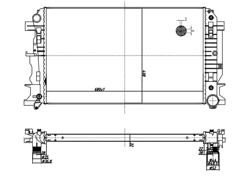 Irediyetha yeMercedes Sprinter 309–519CD – OM646 / OM642 / OM651 – Manual / Auto – A/C Ihlonyisiwe – 2007–2021