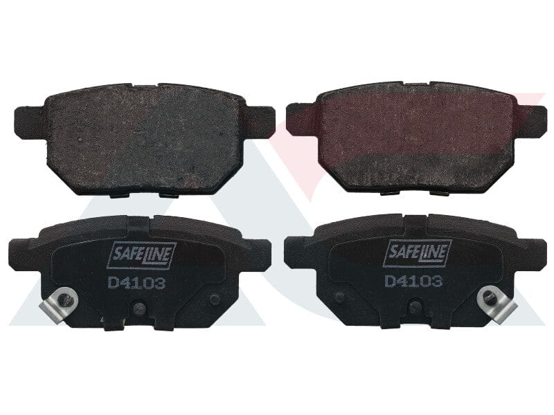 Brake Pads Rear Toyota Yaris 1.8 (08 09) (SET LH & RH Wheel) (D4103S)