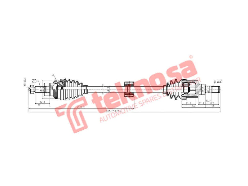 Front Right Drive Shaft Suzuki Alto / Celerio MK1 – SKU DSU105