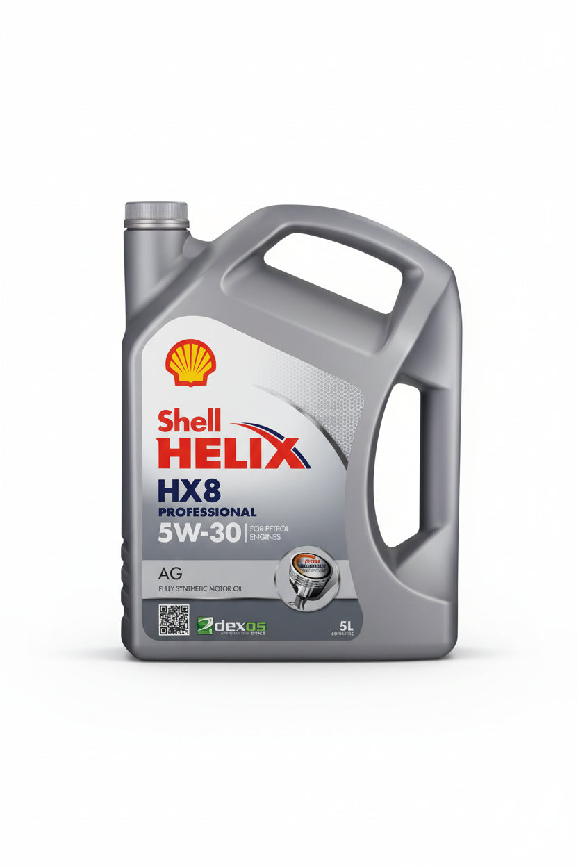 Shell Helix HX8 Professional AG 5W-30 API TB 5L dexos1 Gen 2 D10043GD014 Ford WSS-M2C946-B1 South Africa 550048543