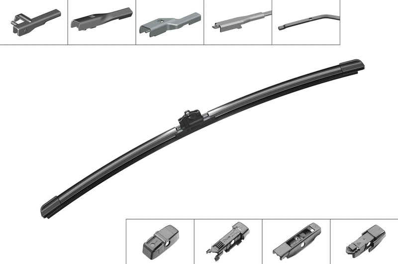 Bosch Aerotwin Plus Flat Wiper Blade AP 18 U for ALFA ROMEO 159 - 3397006831
Angled view of Bosch Aerotwin Plus Flat Wiper Blade AP 18 U for compatibility checking
Close-up view of Bosch Aerotwin Plus Flat Wiper Blade AP 18 U reference details