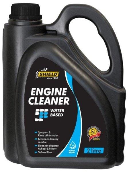 Shield Engine Cleaner - Water Based Liquid 2L Spray On Hose Off Degreaser SH73