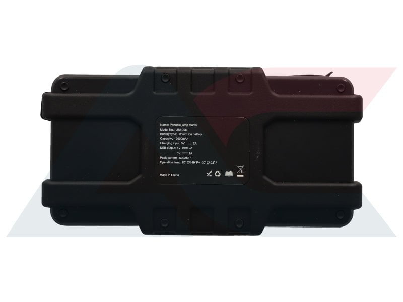 Jump Starter 12V – 600A Battery Booster with Power Bank & Tester (JS600L)
