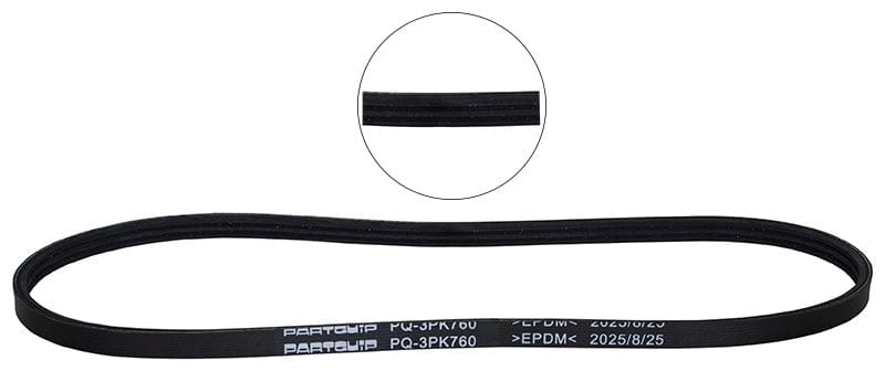 IMicro V-Belt Ford Bantam,Laser,Meteor,Spectron,Tracer,Honda Ballade,Mazda 323/Midge/Sting,Toyota Camry,Rav4 (PQ-3PK760)