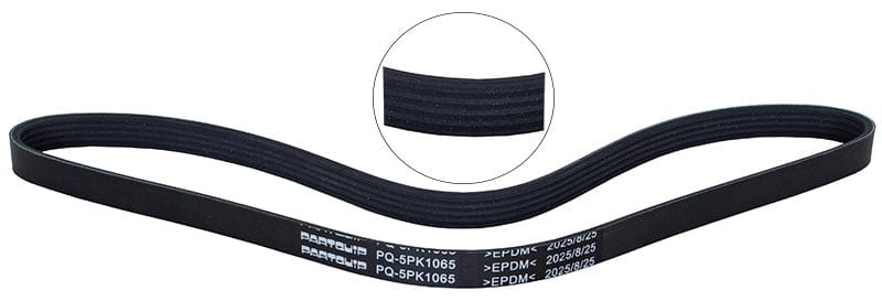 Micro V-Belt Audi A3 (8PA) 2.5 (CEPA)(11-13), Kia Clarus (K9A) 2.0 (FE)(96-01), Mazda 626 (GC) 1.6, 2.0 (83-89) (PQ-5PK1065)