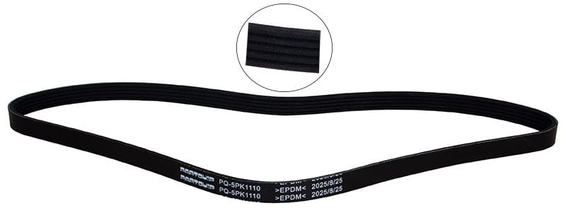Micro V-Belt Nissan NP200 1.6 (K7M)(08-), Renault Clio (BB, CB) 1.4 (K4J)(00-08), 1.6 (K4M)(98-08) (PQ-5PK1110)