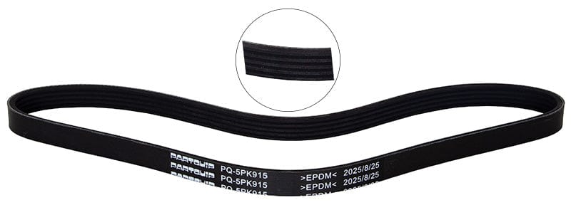 Micro V-Belt Suzuki Ertiga (NC)1.5 (K15B)(18-), Toyota Conquest (86-01), Corolla (E9)(88-96), Tazz (E9)(96-07) (PQ-5PK915)