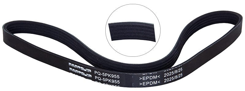 Micro V-Belt Fiat Palio 1.6(99-), Siena 1.6(98-09), Honda Accord (CC, CD) 2.0i(93-96), Mazda 323 (BF) 2.0(89-91) (PQ-5PK955)