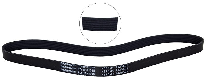 Micro V-Belt Audi A3 (8P1) 2.0(04-12), A4 2.0(05-08), Seat Ibiza 1.8(04-08), VW Golf 2.0(05-09), Polo (9N, 9A) (PQ-6PK1035)