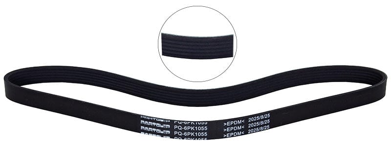Micro V-Belt Audi A3,A4,TT,Citroën C2,C3,Honda Prelude,Mini Cooper,Toyota Camry,VW Caddy,Eos,Golf V,Golf VI (PQ-6PK1055)