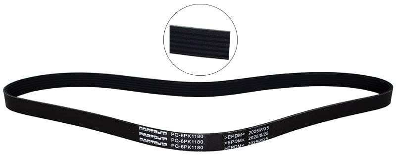 Micro V-Belt Opel Corsa D (S07)(07-09), Seat Ibiza (6L1)(02-09), Volvo S60, S90, VW Amarok, Polo (9N, 9A) (PQ-6PK1180)