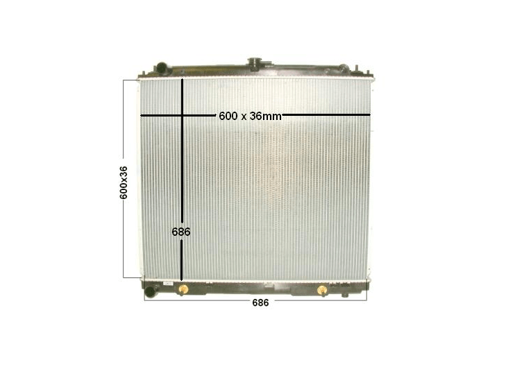 Radiator Navara,NP300,Pathfinder 2.5TDI (YD25DDTi) (Mahle 376749321 )