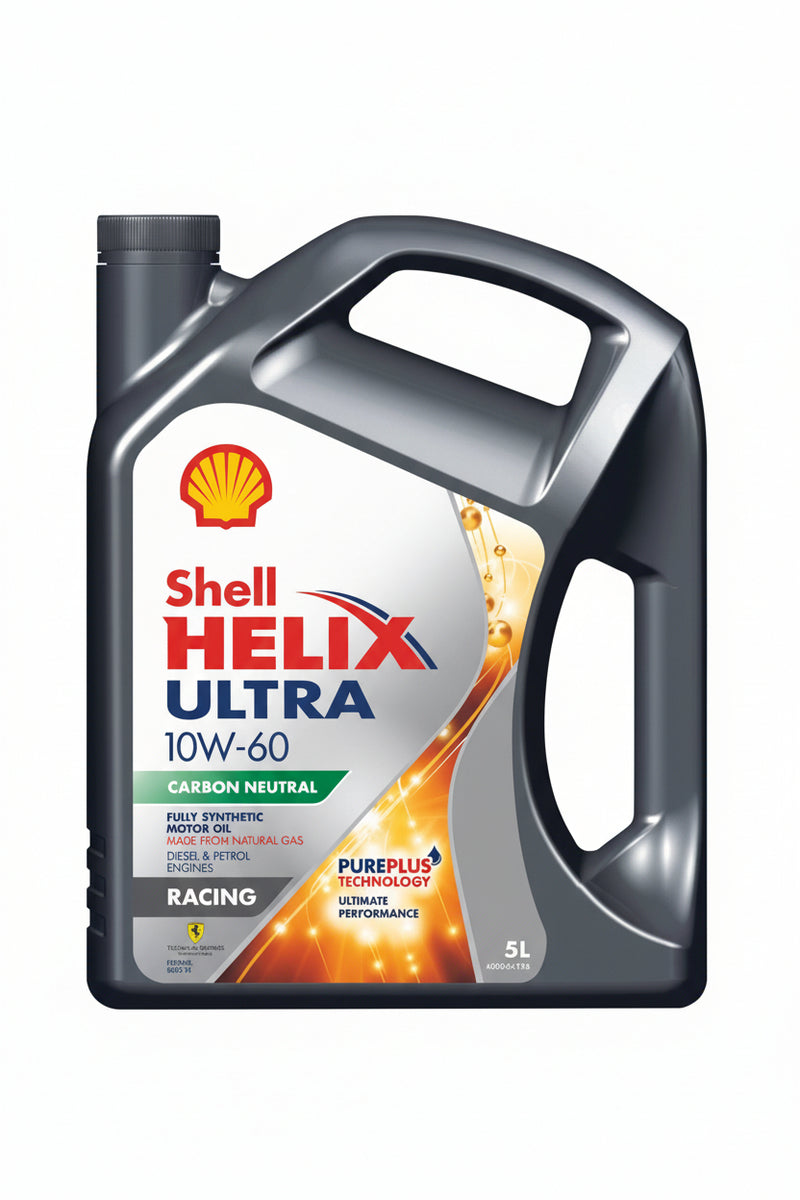 Shell Helix Ultra Racing Carbon Neutral 10W-60 API SN CF 5L ACEA A3/B3 A3/B4 South Africa 550059641